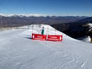 Slope signage in Masella