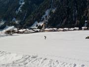 Location Vals at the ski resort