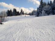 Groomed slope in Jungholz