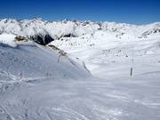 Difficult slope no. 13 from Greitspitze to Idalp