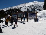 Information point in the ski area
