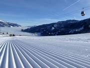 Very well-groomed slopes on the Maiskogel
