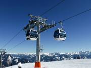 trassXpress - 8pers. Gondola lift with seat heating (monocable circulating ropeway)