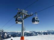 trassXpress - 8pers. Gondola lift with seat heating (monocable circulating ropeway)