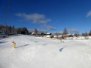 Wide practice slope on the Mönichkirchner Schwaig