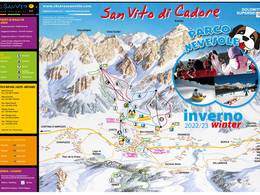 Trail map San Vito di Cadore