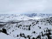 View over the ski resort of Snowbasin