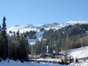 View of the Olympic ski area Jahorina