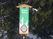 Notice at the valley run