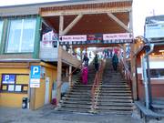 Information at the lift entrances