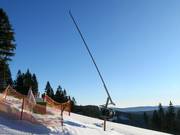 Snowmaking in Špičák