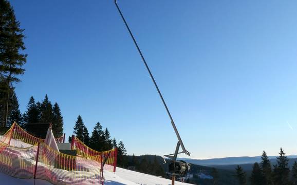 Snow reliability Bohemian Forest (Šumava) – Snow reliability Špičák