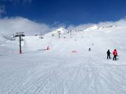 Grattalu slope in Tignes