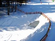 Cross-country ski tunnel under the Schneewittchenhang