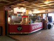 Tram Car Pizza in the Snowbird Center