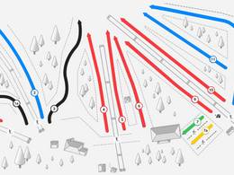 Trail map Volen – Yakhroma