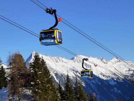 Ski lifts Ski- & Glacier World Zillertal 3000 (Ski- & Gletscherwelt Zillertal 3000) – Ski lifts Mayrhofen – Penken/Ahorn/Rastkogel/Eggalm