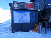 Slope map at the Furglerblickbahn