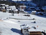 Practice area in Gerlos in the valley