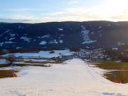 View from the mountain station towards Terenten