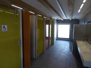 Very well-maintained sanitary facilities