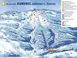 Trail map of the ski resort Kamenec – Jablonec nad Jizerou