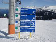 Slope signage