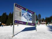 Information board at the valley station