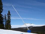 Snowmaking with snow lances in the Idre Fjäll ski area