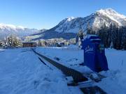 Conveyor belt of the ski school in Sonnleitn