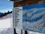 Slope overview at Col du Corbier