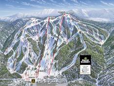Trail map Snow Summit – Big Bear Lake