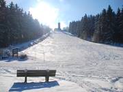 The main slope in its full width