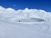 Motta Naluns reservoir pond