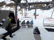 Assistance when boarding the chairlift