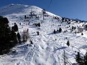 Ski route "Down Under" at Gaisloch