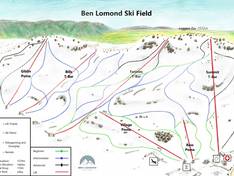 Trail map Ben Lomond