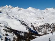 View of the slopes of Serre Chevalier