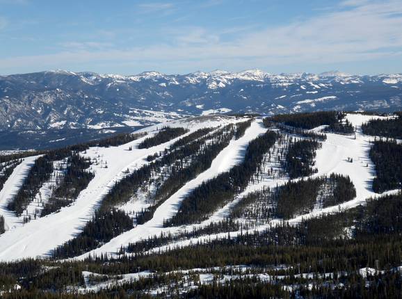 View of the slopes at Andesite Mountain