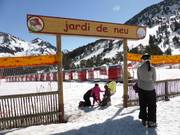 Tip for children  - jardi de neu (snow garten)