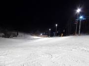 Night skiing