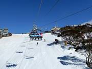 The Village chairlift takes you directly to Hotham Central