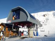 Saddle Quad Chair - 4pers. Chairlift (fixed-grip)