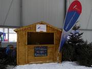 Mulled wine hut in the indoor ski hall