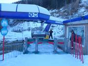 Friendly staff at the chairlift entry