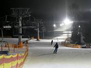 Night skiing