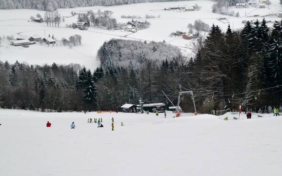 Skiing near Deggendorf