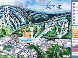 Trail map Alpine Ski Club – Collingwood
