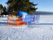 Slope signage in the Zieleniec ski area
