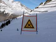 Very good securing of the intersections